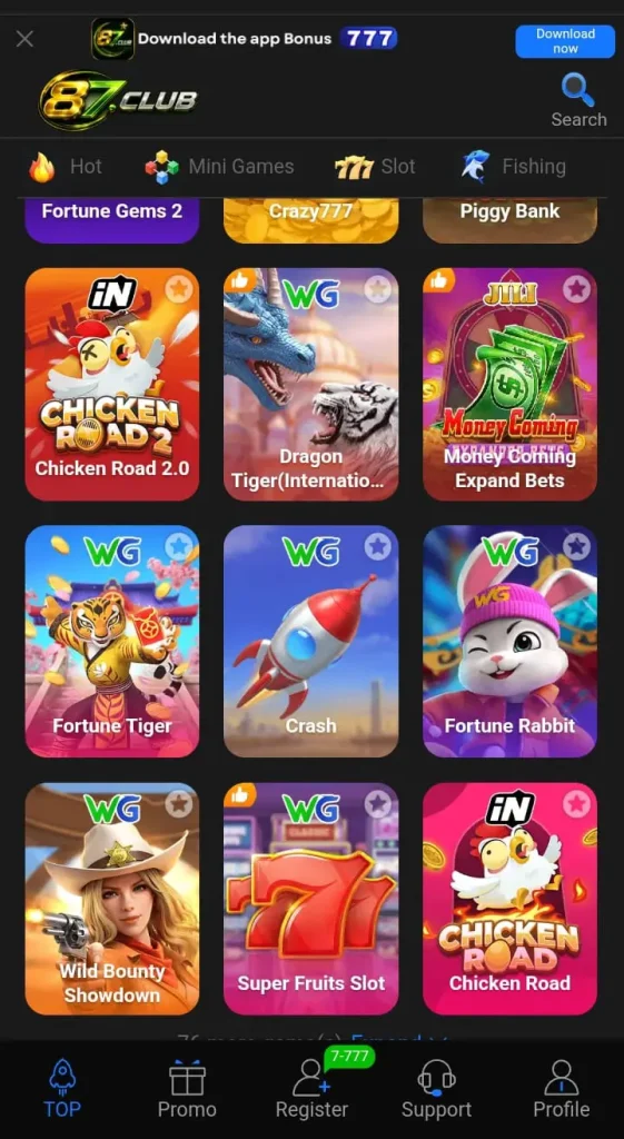 87Club Game