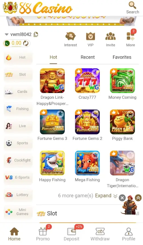 88Casino Game