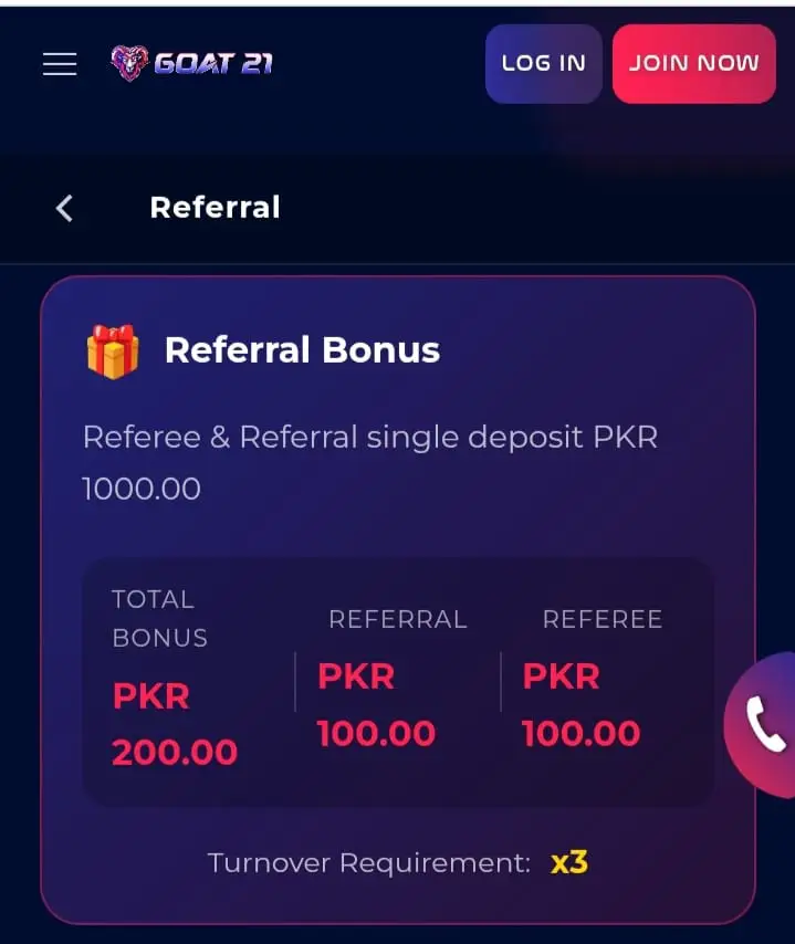 GOAT21 Games Bonus