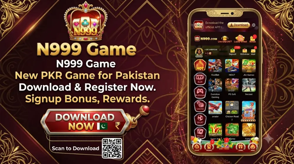 N999 Game Best APK Version Register, Login & in Pakistan. 2 N999 Game