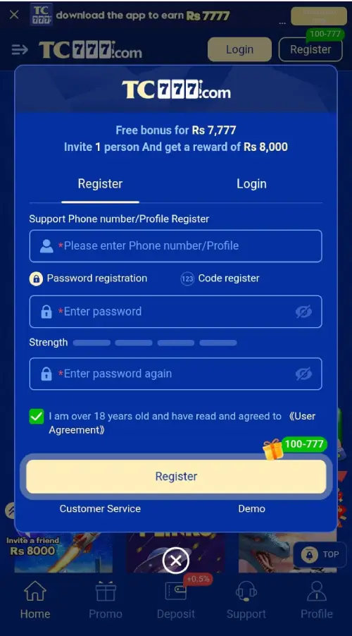 TC777 Game Best Latest Version 2026 Complete Registration. 4 TC777 Game