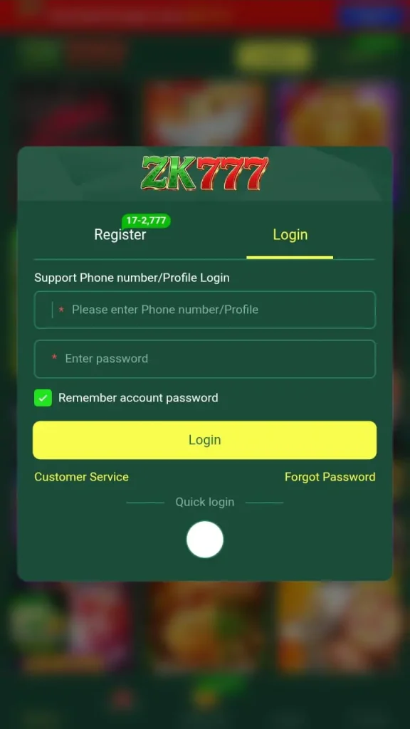 ZK777 Game